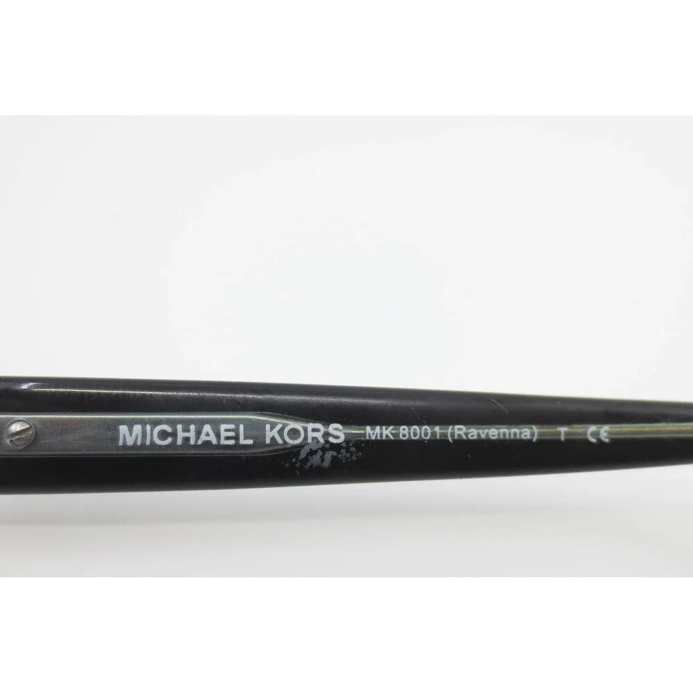 Michael Kors MK8001 Ravenna Black Eyeglasses Frames 53-18-140 MK Logo 3001